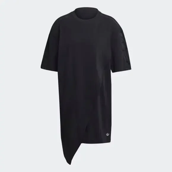 Adidas Black Asymmetrical Tee T-shirt Dress Sz S New Nwt - Picture 3 of 10